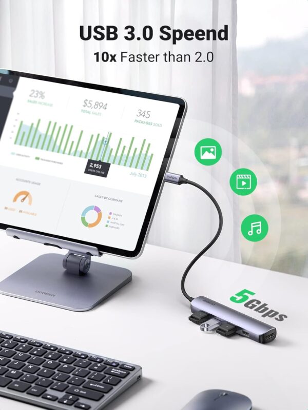 Dock Station USB-C con x4 USB 3.0/HDMI - Imagen 6