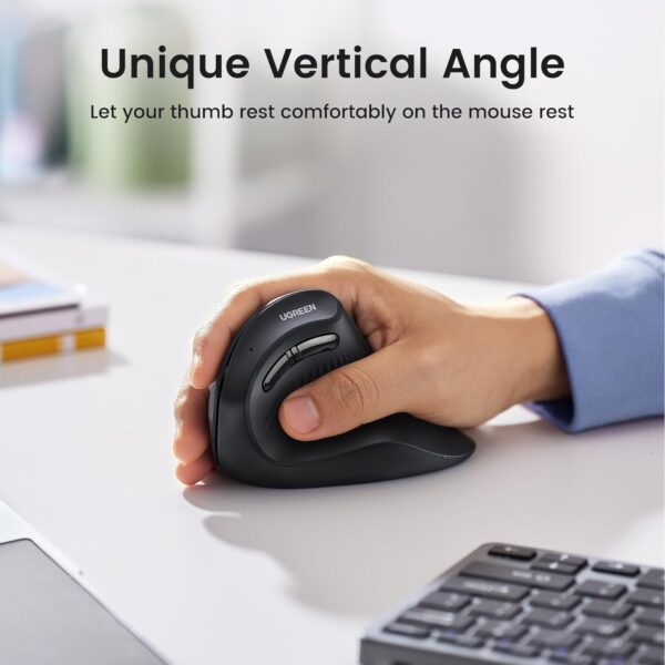 Mouse Vertical Inalámbrico/Bluetooth 5.0 - Imagen 3